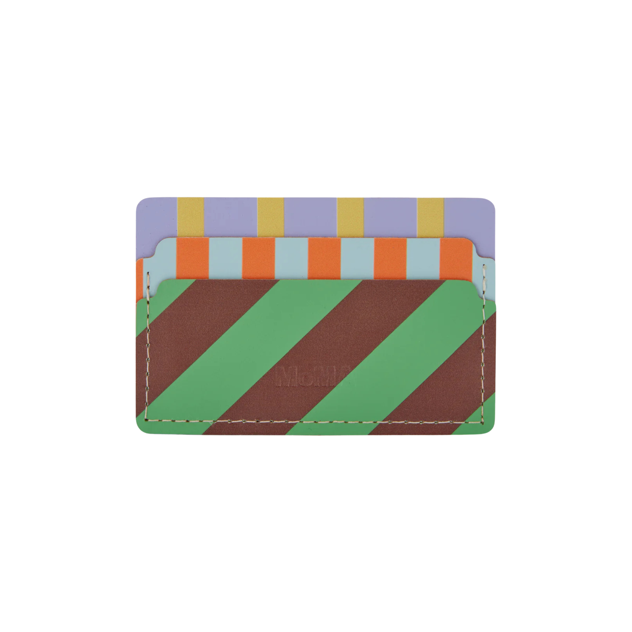 Dusen Dusen Recycled Leather Card Holder (Stripe) — MoMA Design Store