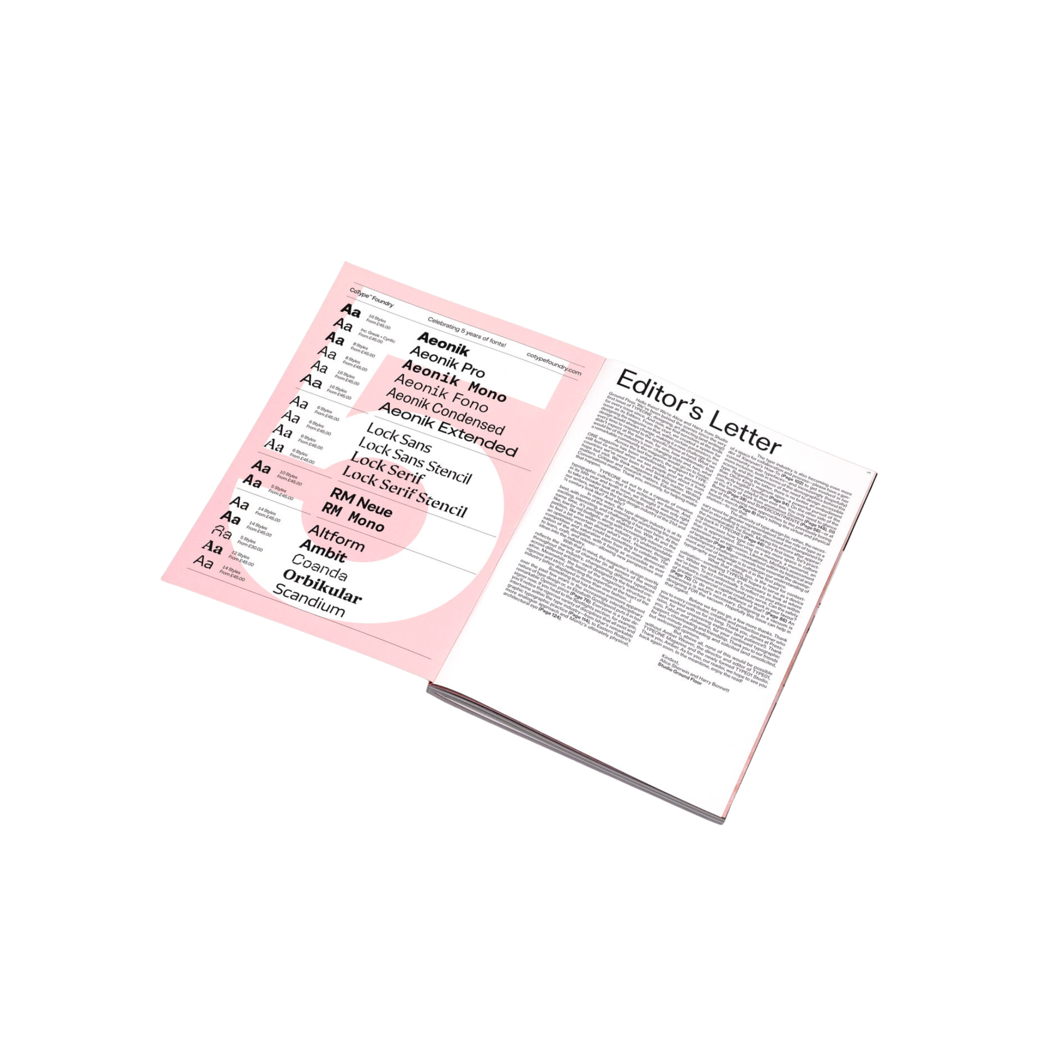 TYPEONE Magazine — Issue 10