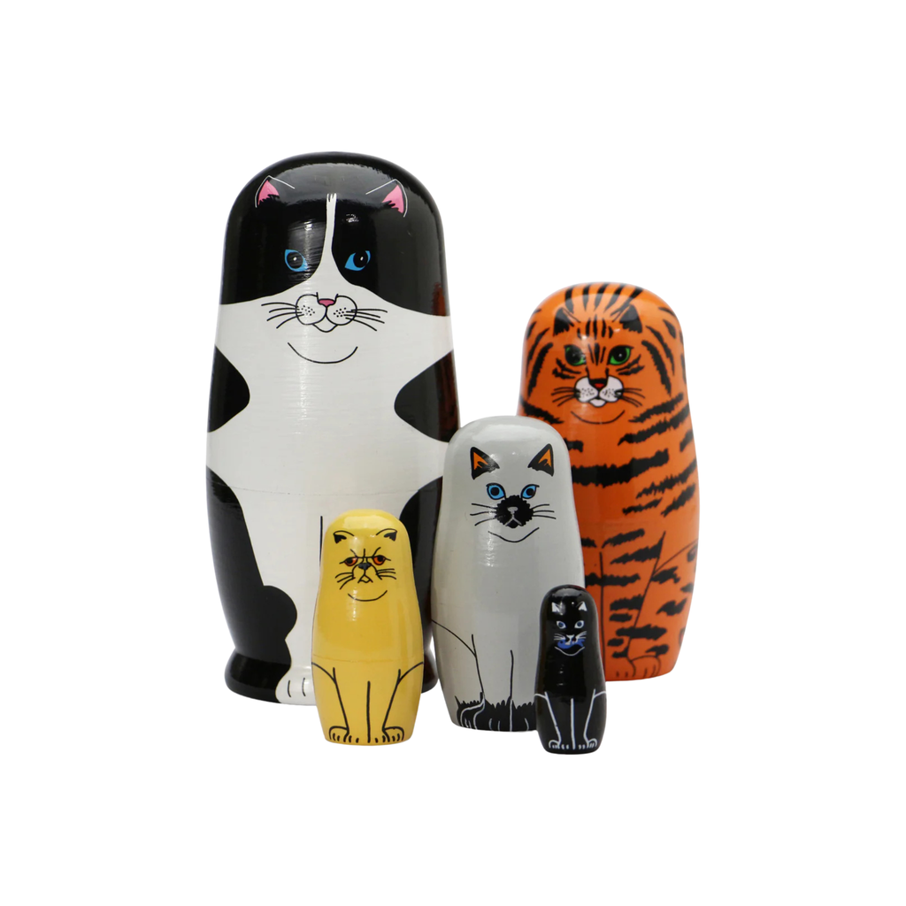 Nesting Cats Set (Set of 5) — Midori Komatsu
