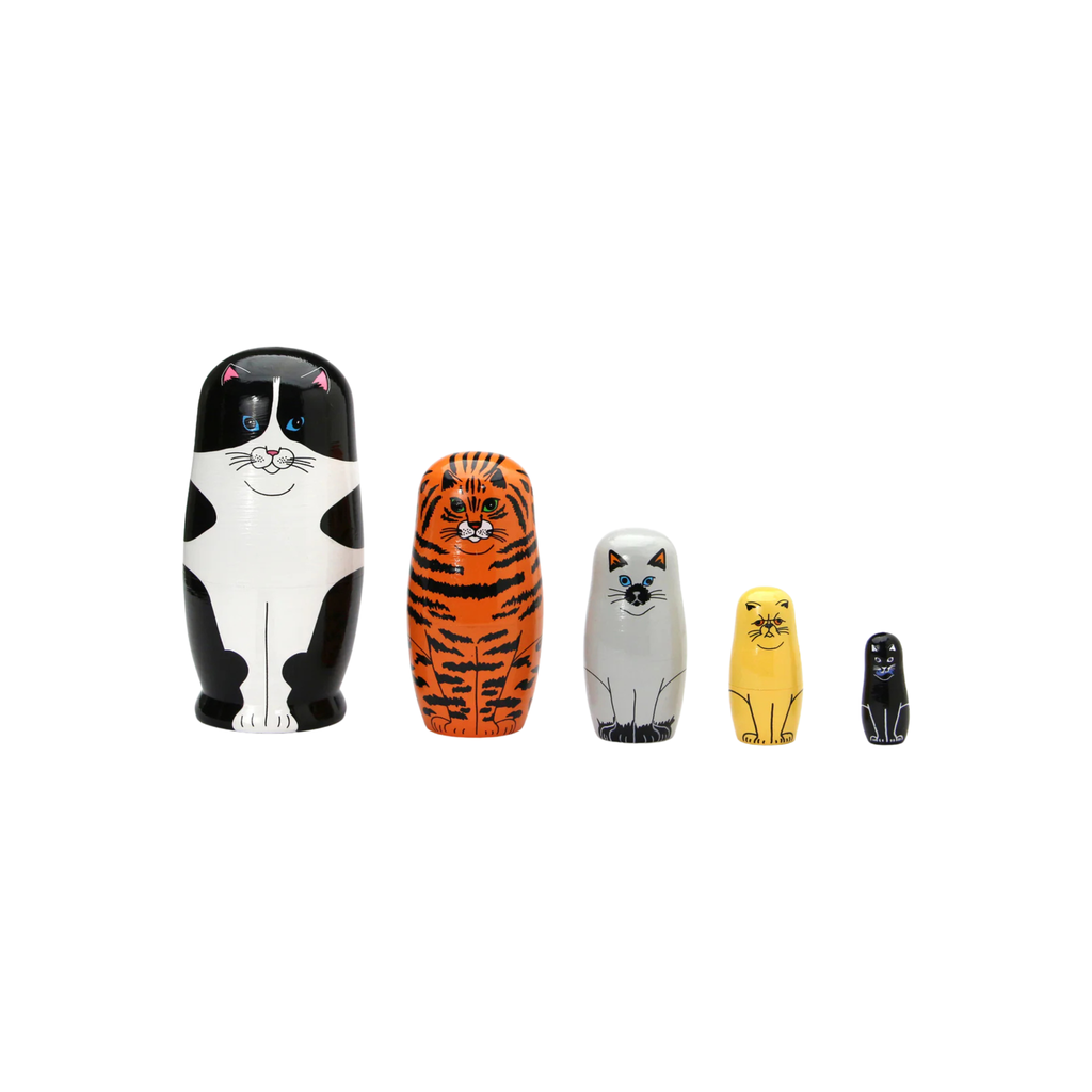 Nesting Cats Set (Set of 5) — Midori Komatsu
