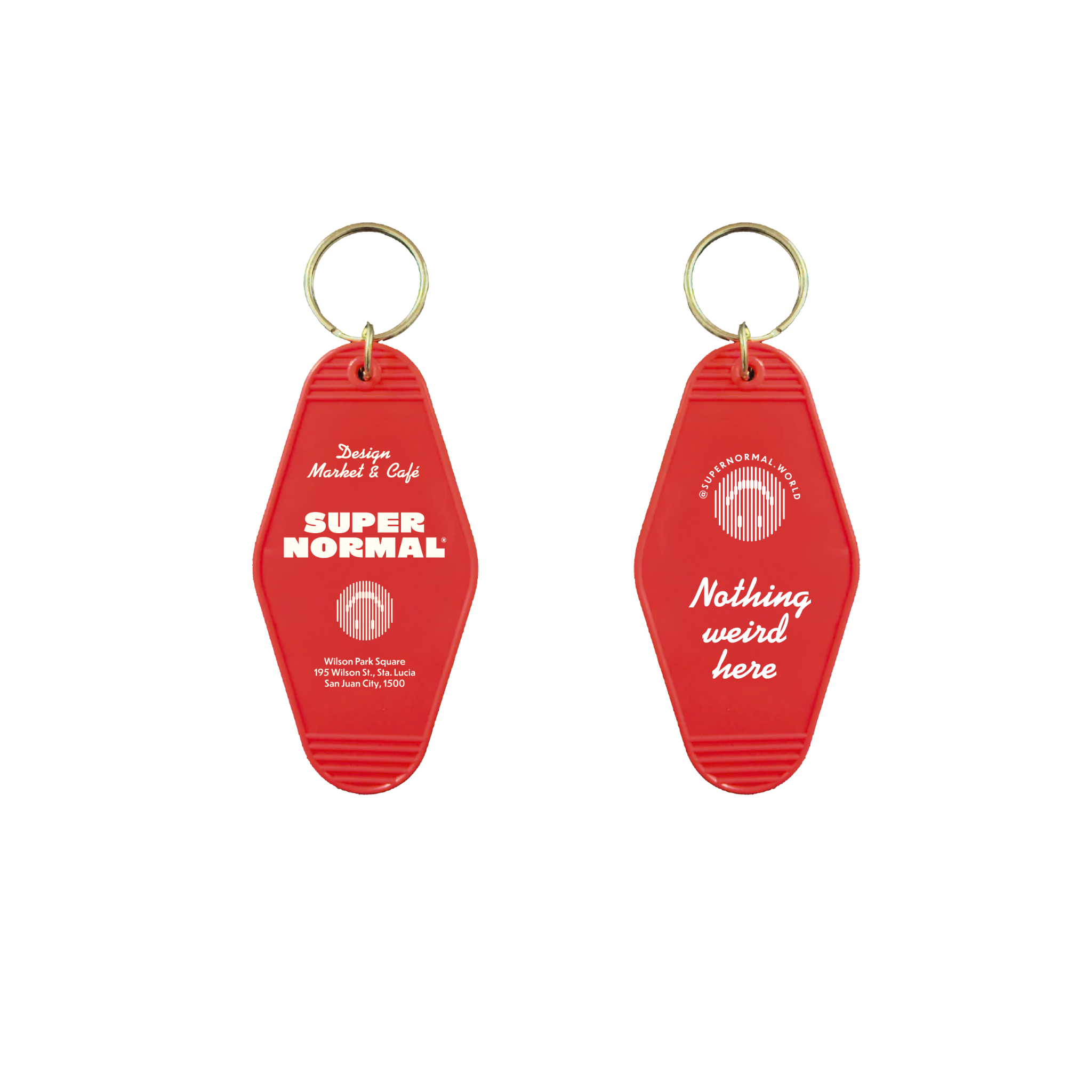 Supernormal Motel Key Chain