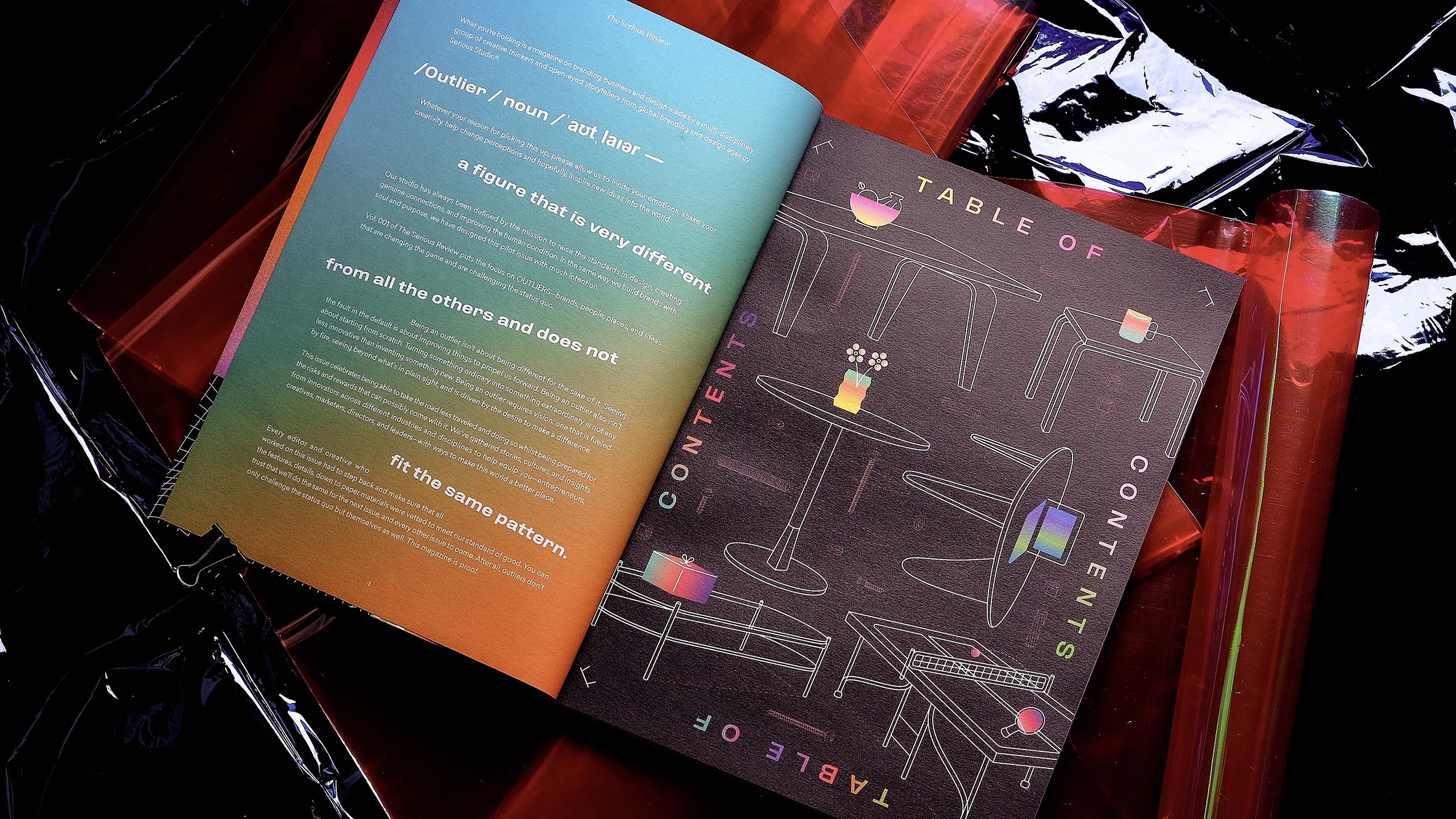 The Serious Review Vol. 001: Outliers — Serious Studio